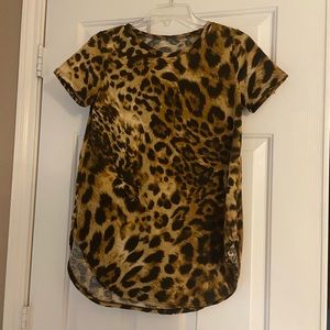 leopard print blouse shirt